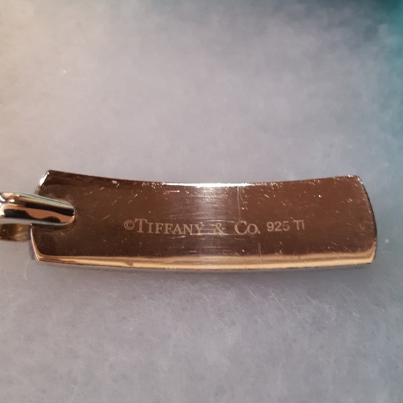 Tiffany & Co. Titanium and Sterling Silver Bracelet & Pendant. 100% Authentic!! - Picture 3 of 10